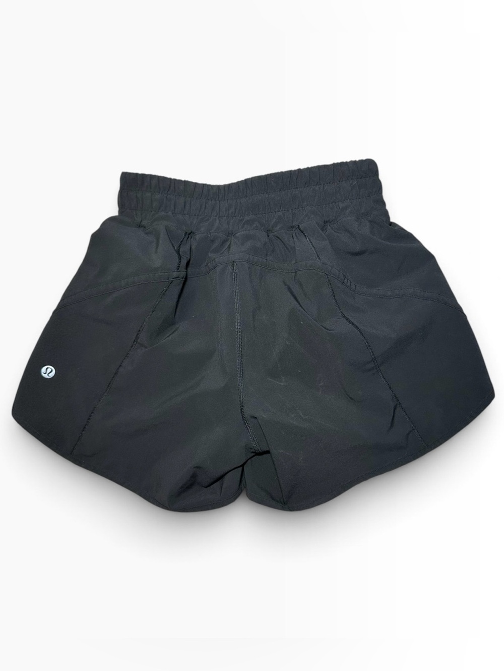 Lululemon Track That Mid-Rise Lined Short 5" Black Size 4